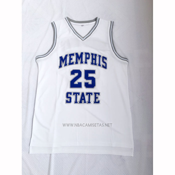 Camiseta NCAA Memphis Tigers Penny Hardaway Blanco